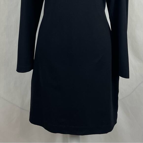 Cynthia Rowley Black Office To Date Night Feminine Dress NWOT Size L - Picture 4 of 14